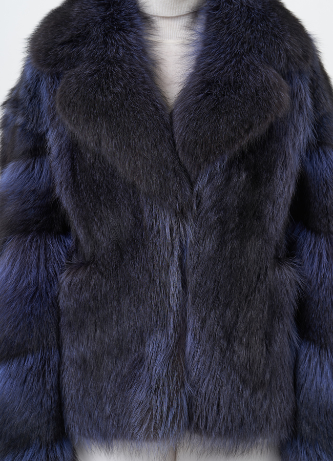 Куртка из енота модель № 29487 универмаг малина