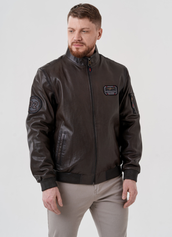 Мужская куртка из натуральной кожи 