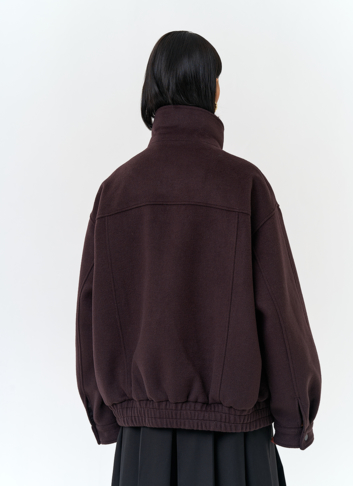 Женское укороченное пальто бомбер