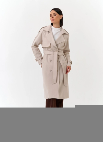Женский светлый плащ