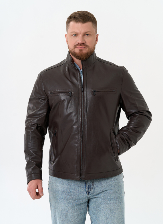 Мужская куртка из натуральной кожи