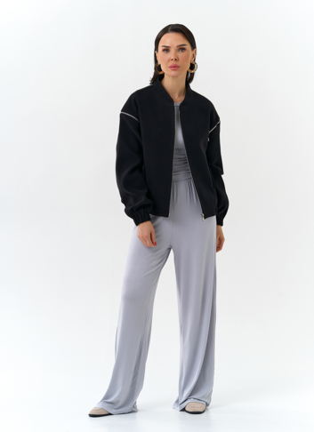 Женское короткое пальто бомбер