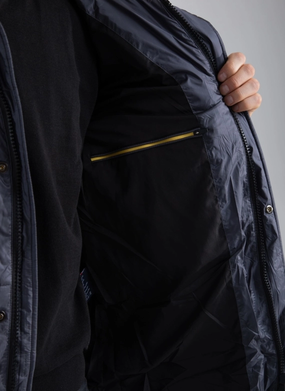 Пуховик мужской с капюшоном 