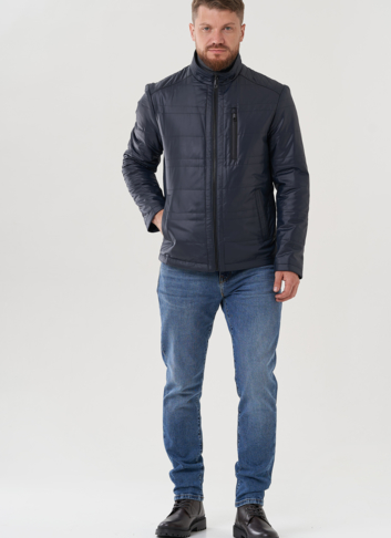 Мужская куртка синего цвета 