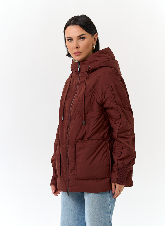 Женская куртка с капюшоном