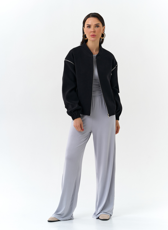 Женское короткое пальто бомбер