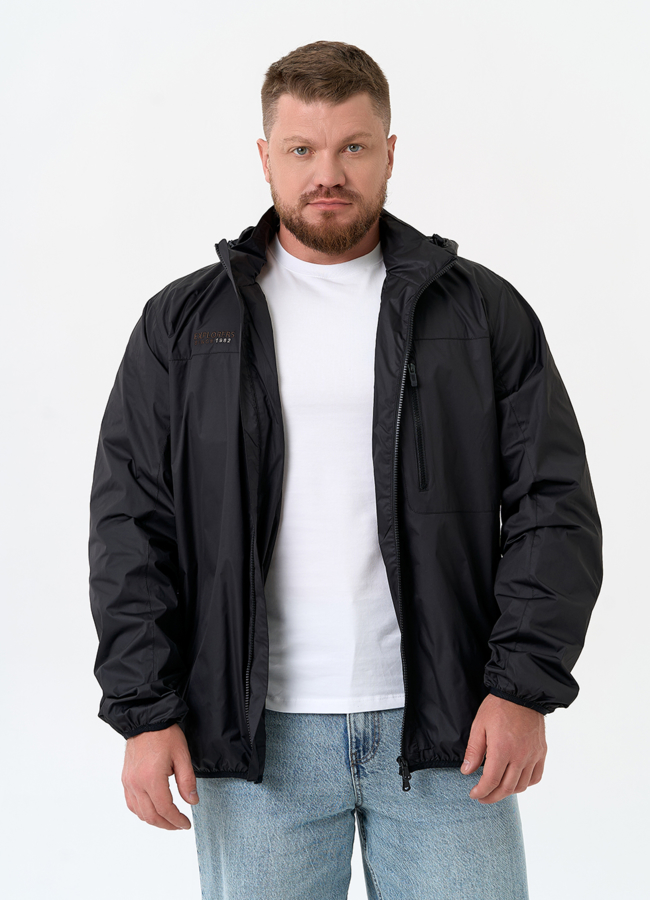 Мужская куртка с капюшоном модель № 32709 универмаг малина