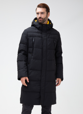 Мужской пуховик с капюшоном 